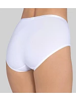 Sloggi Romance - Maxi nohavičky z bavlny Supima® s čipkovaným lemom Sloggi