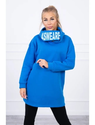 Nevädze modrá mikina s kapucňou