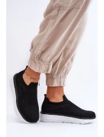 Damskie Wsuwane Buty Sportowe Czarne Ferive