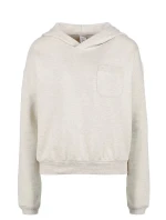 Dámska mikina s kapucňou QS5612E-SZH béžová - Calvin Klein Dámska mikina s kapucňou QS5612E-SZH béžová - Calvin Klein
