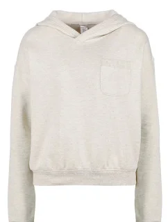 Dámska mikina s kapucňou QS5612E-SZH béžová - Calvin Klein