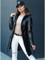 Dámska prešívaná dlhá bunda s kapucňou PAUL black FashionStreet TY4415 Dámska prešívaná dlhá bunda s kapucňou PAUL black FashionStreet TY4415