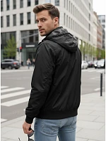 Pánska prechodná bunda obojstranná čierna FashionStreet TX5135