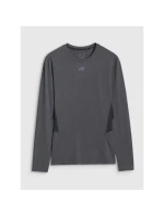 Pánske rýchloschnúce tréningové tričko s dlhým rukávom 4F 4FWMM00TFLOM507-22M pánske