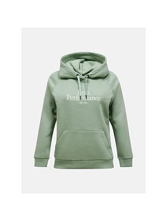 Dámska mikina PEAK PERFORMANCE W Original Hood, zelená
