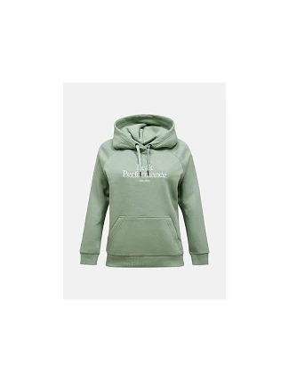 Dámska mikina PEAK PERFORMANCE W Original Hood, zelená Dámska mikina PEAK PERFORMANCE W Original Hood, zelená