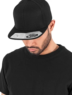 Flexfit 110 6-panelová čiapka „Fitted Snapback“ 55.0110 čierna