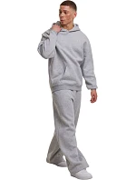Build your Brand BY 410 Mikina s kapucňou z hrubej bavlny „Loose Fit“ 56.0410 melírovaná sivá Build your Brand BY 410 Mikina s kapucňou z hrubej bavlny „Loose Fit“ 56.0410 melírovaná sivá