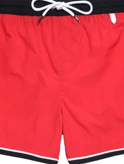 Pánske kúpacie kraťasy - A03880-0EFAW-42A - červená/čierna - Diesel