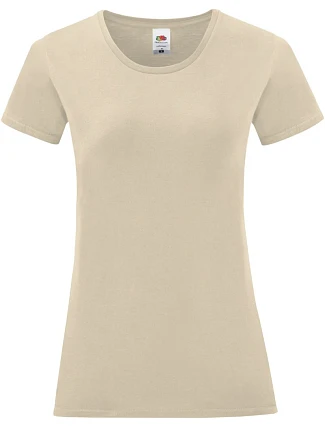Fruit of the Loom Lady-Fit Iconic 150 T Dámske tričko 16.1432 natural Fruit of the Loom Lady-Fit Iconic 150 T Dámske tričko 16.1432 natural