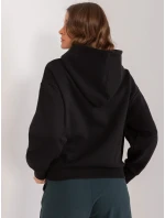 Mikina s kapucňou D10608BC02450C4 čierna