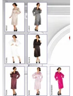 Dámsky župan CLASSIC 798 Light blue - DE LAFENSE Dámsky župan CLASSIC 798 Light blue - DE LAFENSE