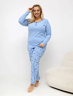 Pohodlné pyžamo pre plnoštíhly model 226133 Forever Pink