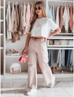 Dámske široké nohavice MOBISKA pink FashionStreet UY2620