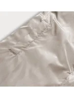 Dlhá obojstranná zimná bunda hnedá/kapučíno (l22-9852-300/62) Dlhá obojstranná zimná bunda hnedá/kapučíno (l22-9852-300/62)