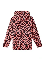 Detská jarná vetrovka O'neill Ridge Lightweight Hooded Jacket Pink Detská jarná vetrovka O'neill Ridge Lightweight Hooded Jacket Pink