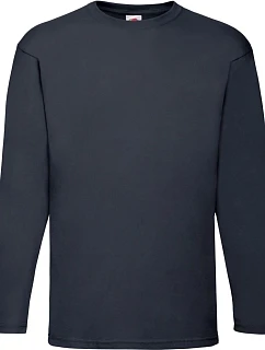 Fruit of the Loom Valueweight T LSL Tričko s dlhým rukávom 16.1038 tmavomodrá