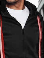 Pánska mikina s kapucňou čierna FashionStreet BX5858