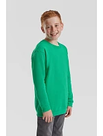 Fruit of the Loom Classic Kids Set-In Sweat Detská mikina 16.2041 retro heather green