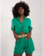 DHJ šortky SN 5536.34X zelená