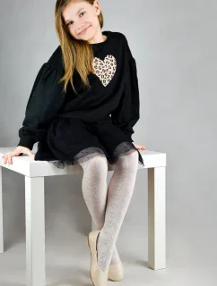 ŽAKÁROVÉ PANČUCHY SRDIEČKA RB018 2-6 ROKOV