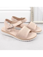 Sergio Leone W SK53N béžové lodičky na platforme a podpätku Sergio Leone W SK53N béžové lodičky na platforme a podpätku