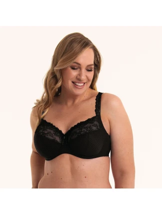 Eloise podprsenka s kosticami Full Cup 5295 čierna - RosaFaia