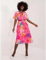 Šaty DHJ SK 13162 3.90 tmavoružová