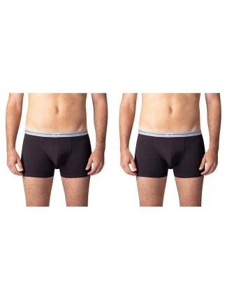 Dvojité balenie bavlnených boxeriek ULTRA RESIST BOXER 2x - BELLINDA - čierne