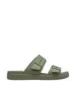 Dámske sandále Crocs Brooklyn Buckle Low, zelené, 211215, 3BX, veľkosť 39–40