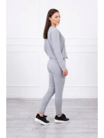 Šedá tepláková súprava