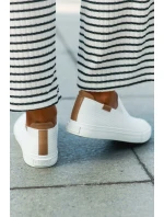 Trampki Damskie Slip-On Big Star RR274717 Białe