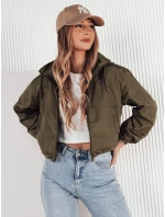 Dámska prechodná bunda s kapucňou GRAUS zelená FashionStreet TY4223