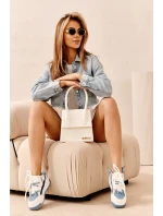 Sneakersy Damskie Na Platformie Niebieskie Moariella