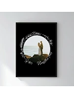 Personalizovaný magický fotob obraz v ráme – 30x40 – kvetinový rám Personalizovaný magický fotob obraz v ráme – 30x40 – kvetinový rám