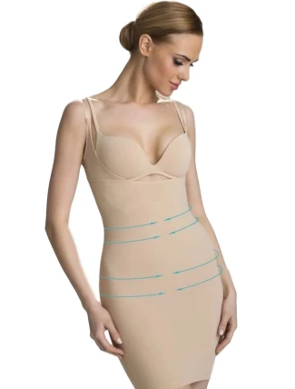 Košielka so šnúrkami Vika beige plus - ELDAR