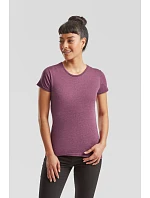 Fruit of the Loom Lady-Fit Iconic 150 T Dámske tričko 16.1432 heather red Fruit of the Loom Lady-Fit Iconic 150 T Dámske tričko 16.1432 heather red