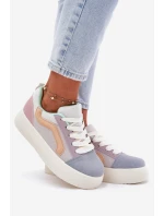 Sneakersy Damskie Na Platformie Multikolor Tellnira