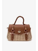 Malá Béžovo-Hnědá Taška S Pletem Marline