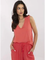 Blúzka D73761M11218A koralová