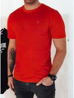 Pánske oranžové tričko s potlačou FashionStreet RX5470 Pánske oranžové tričko s potlačou FashionStreet RX5470