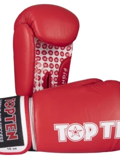Boxerské rukavice TOP TEN "FIGHT" RTT-2 10 oz (schválené WAKO)
