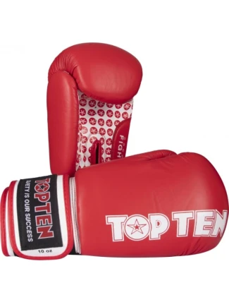 Boxerské rukavice TOP TEN "FIGHT" RTT-2 10 oz (schválené WAKO)