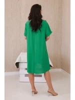 Šaty so zvieracím motívom jasne zelené
