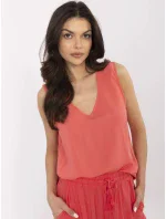 Blúzka D73761M11218A koralová