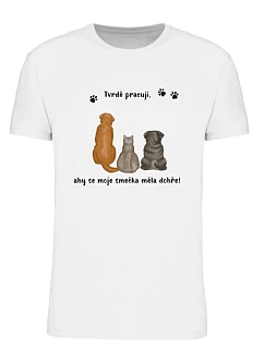 Personalizované dámské tričko s ilustrací zvířátek 