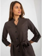 Dámske šaty LK SK 508352 1.38P tmavosivá - FPrice Dámske šaty LK SK 508352 1.38P tmavosivá - FPrice