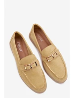 Dámské mokasíny Žluté s přezkou Belinae