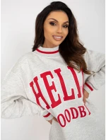 Mikina EM BL 775.94 svetlo šedá