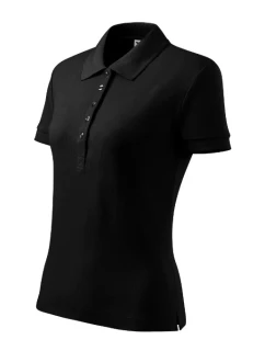 Bavlnené polo tričko Heavy black